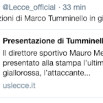 Tummiello al Lecce