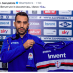 Sau alla Sampdoria Sau alla Sampdoria