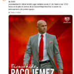 jemez allenatore rayo vallecano