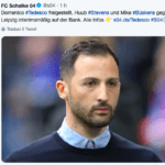 Tedesco esonerato dallo schalke 04