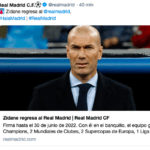 Zidane allenatore del Real Madrid