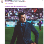 Montella nuovo allenatore della Fiorentina Montella alla Fiorentina