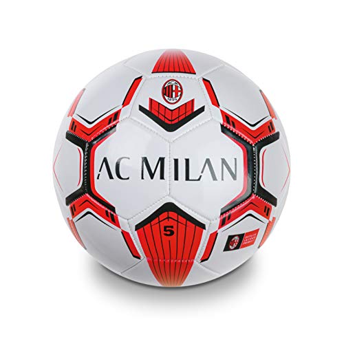 13632 Milan Mondo Toys Pallone da Calcio cucito A.C size 5-350 g colore nero/azzurro 